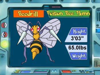 beedrill moveset gen 3.